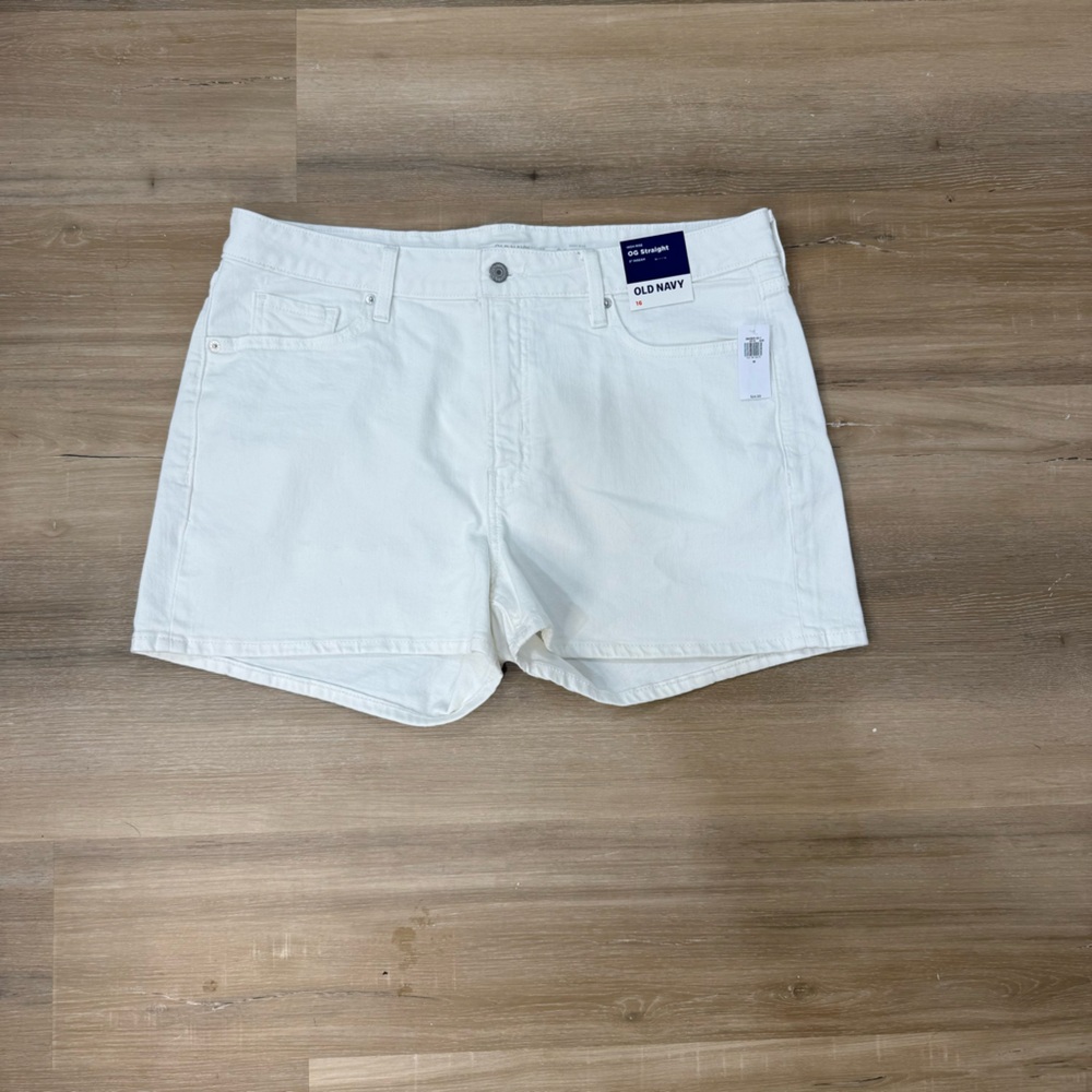 Old Navy White Jean Shorts
